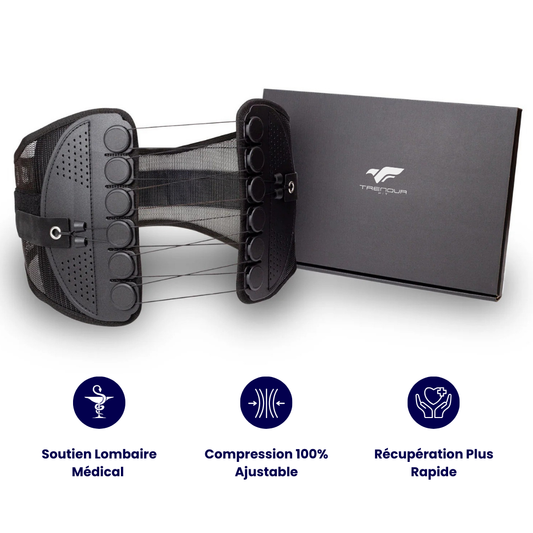 Trenova PowerBack™ – Ceinture de Soutien Lombaire Ajustable